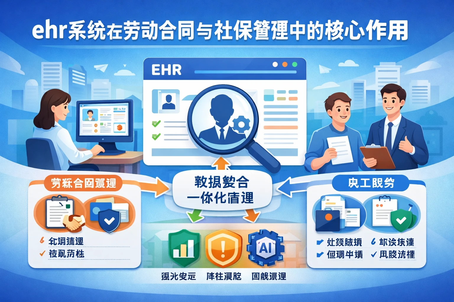 ehr系统在劳动合同与社保管理中的核心作用