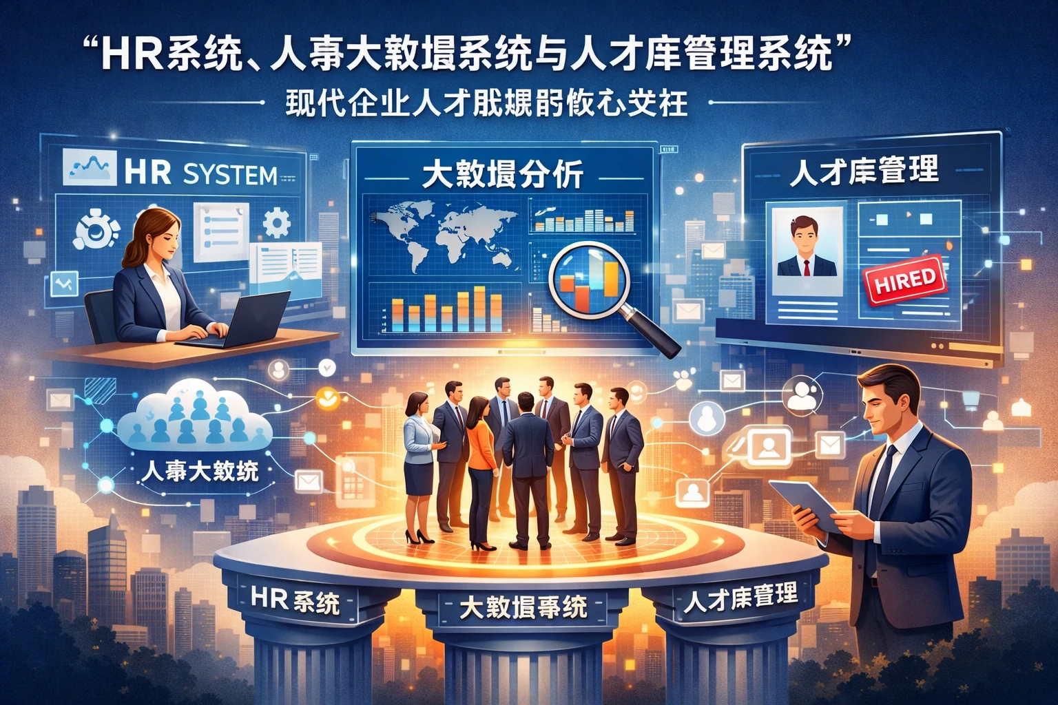 HR系统、人事大数据系统与人才库管理系统：现代企业人才战略的核心支柱