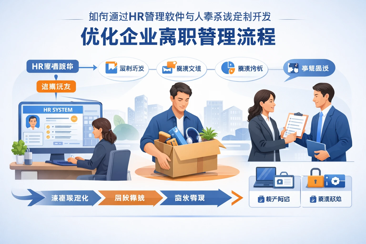 如何通过HR管理软件与人事系统定制开发优化企业离职管理流程