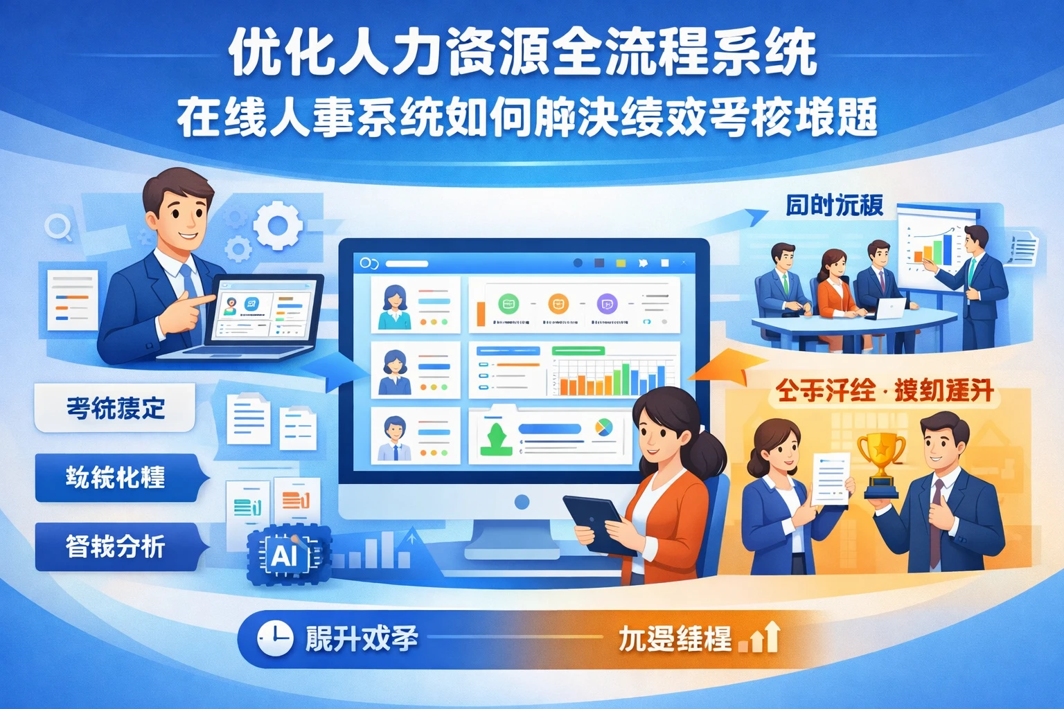 优化人力资源全流程系统:在线人事系统如何解决绩效考核难题