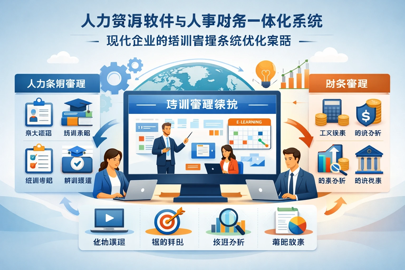 人力资源软件与人事财务一体化系统：现代企业的培训管理系统优化策略