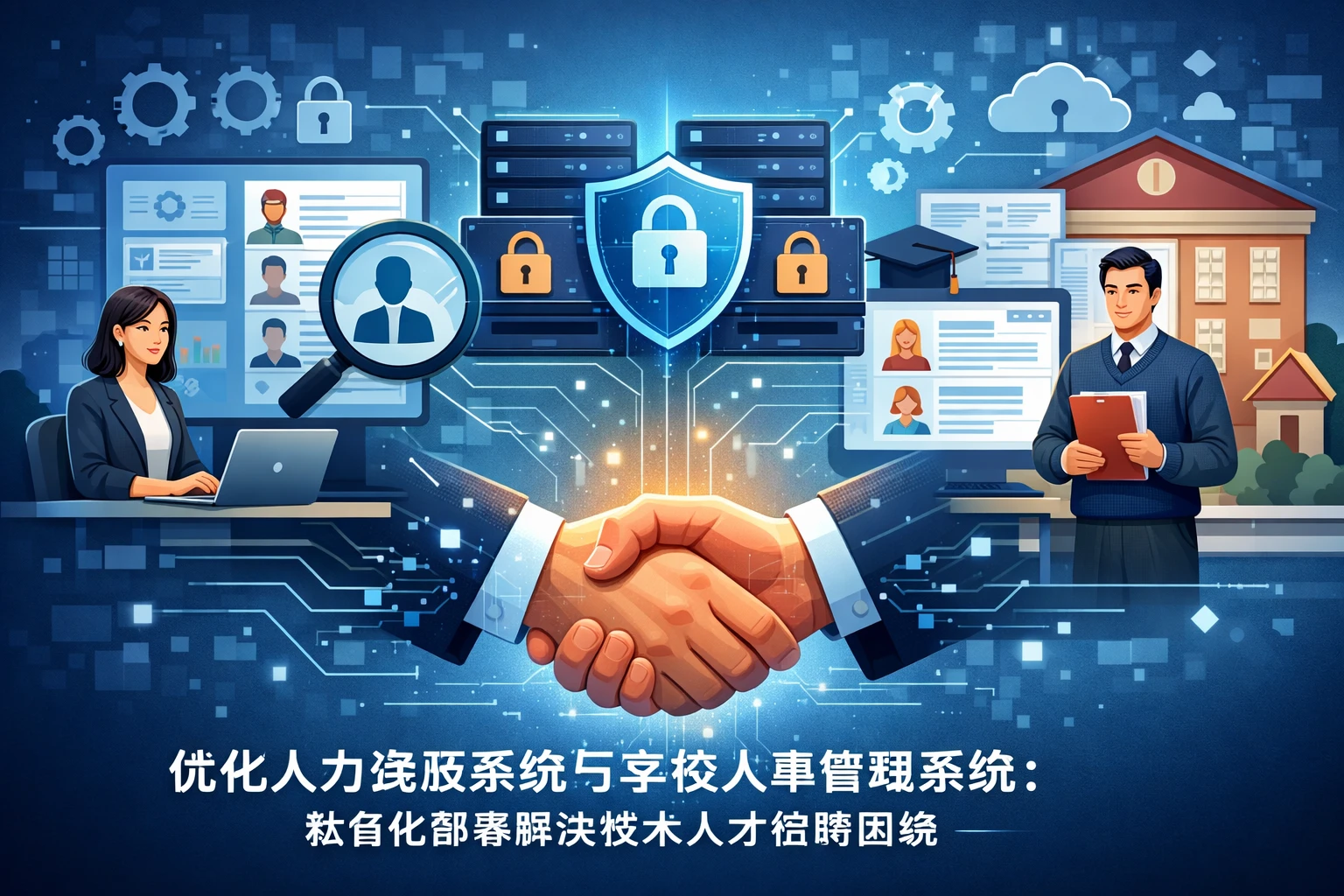 优化人力资源系统与学校人事管理系统：私有化部署解决技术人才招聘困境