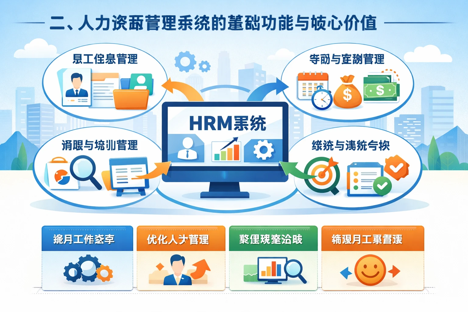二、人力资源管理系统的基础功能与核心价值