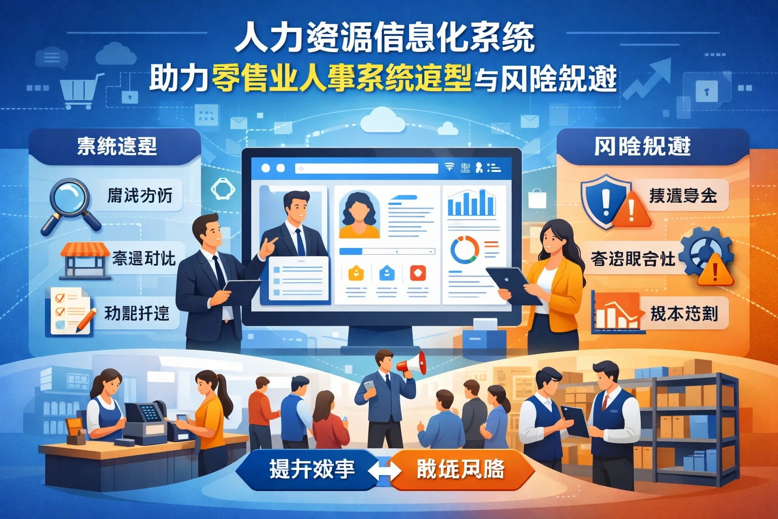 人力资源信息化系统助力零售业人事系统选型与风险规避