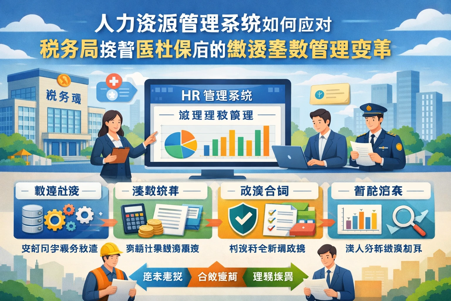 人力资源管理系统如何应对税务局接管医社保后的缴费基数管理变革