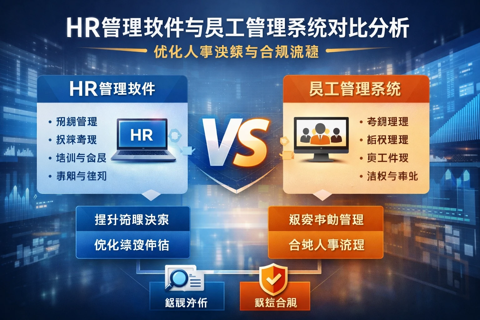 HR管理软件与员工管理系统对比分析：优化人事决策与合规流程