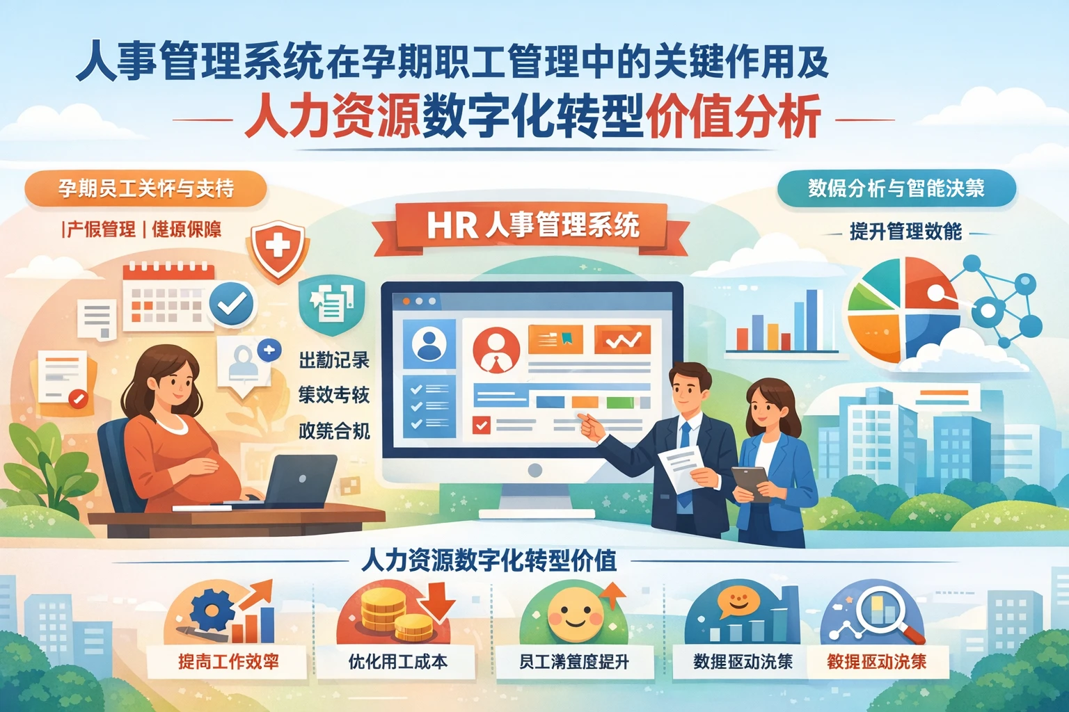人事管理系统在孕期职工管理中的关键作用及人力资源数字化转型价值分析