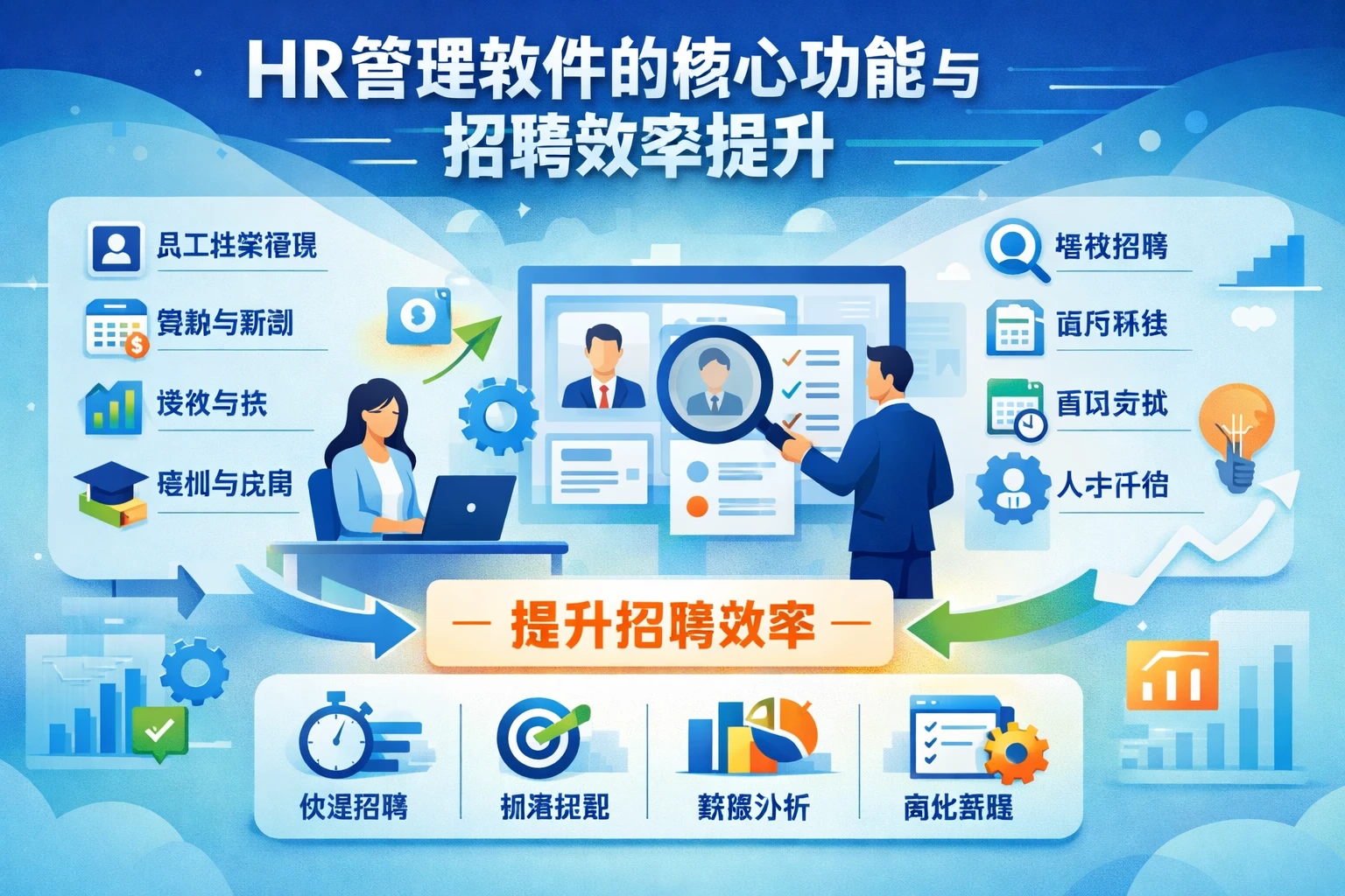 HR管理软件的核心功能与招聘效率提升