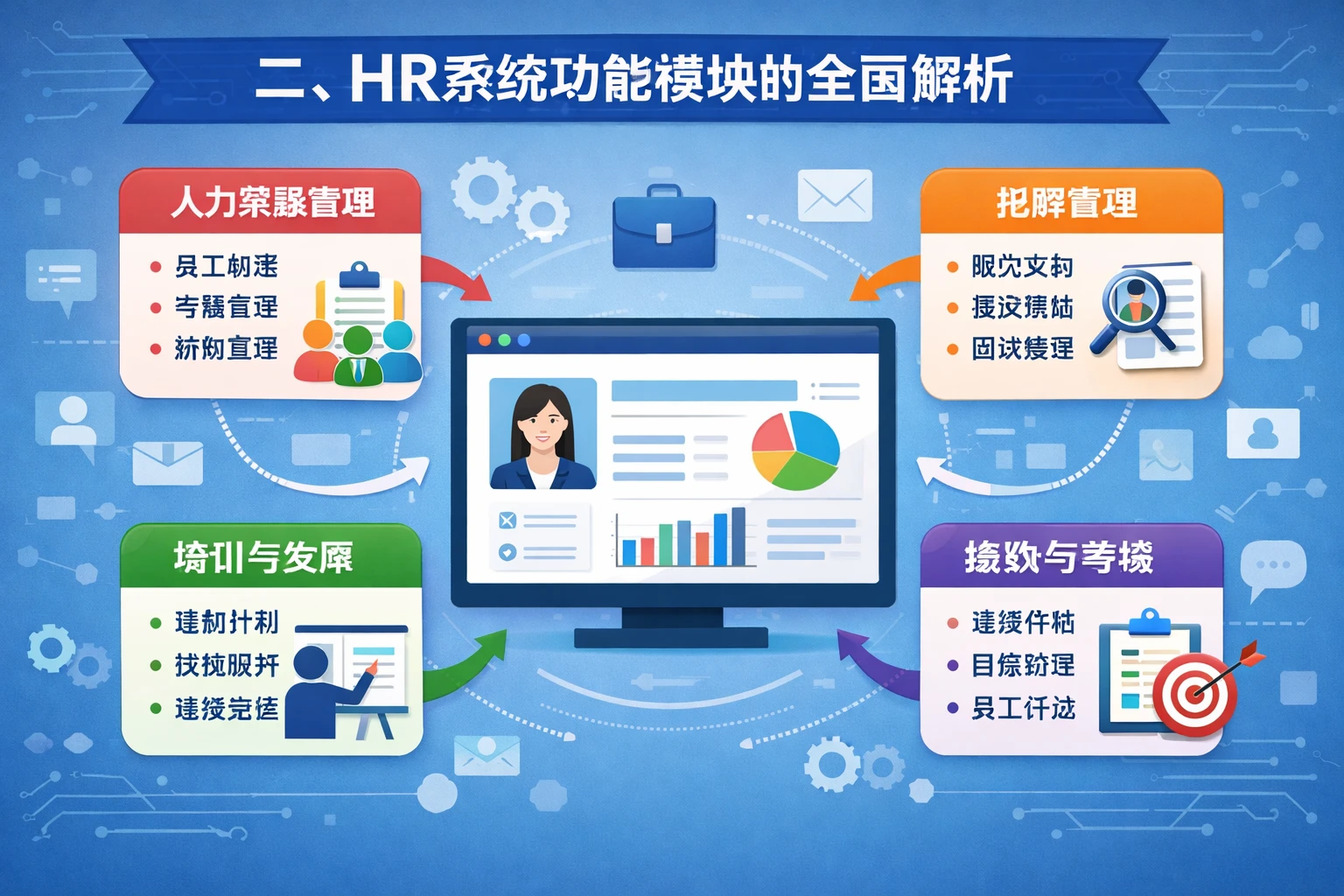 二、HR系统功能模块的全面解析