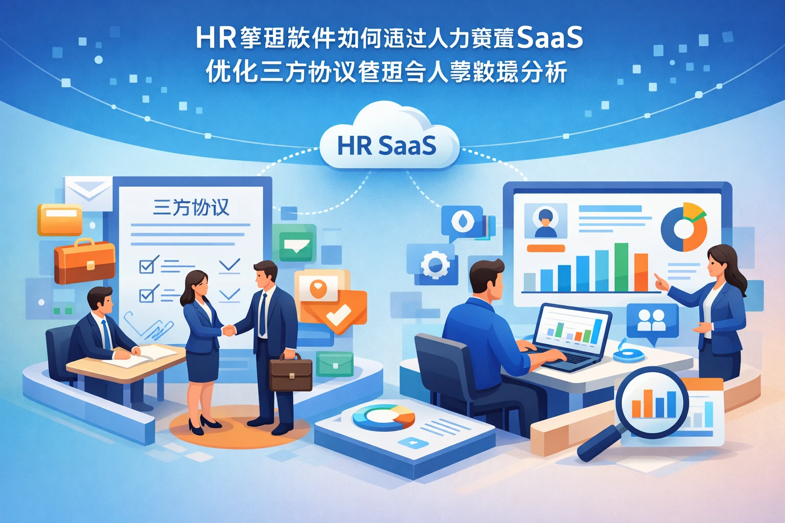 HR管理软件如何通过人力资源SaaS优化三方协议管理与人事数据分析