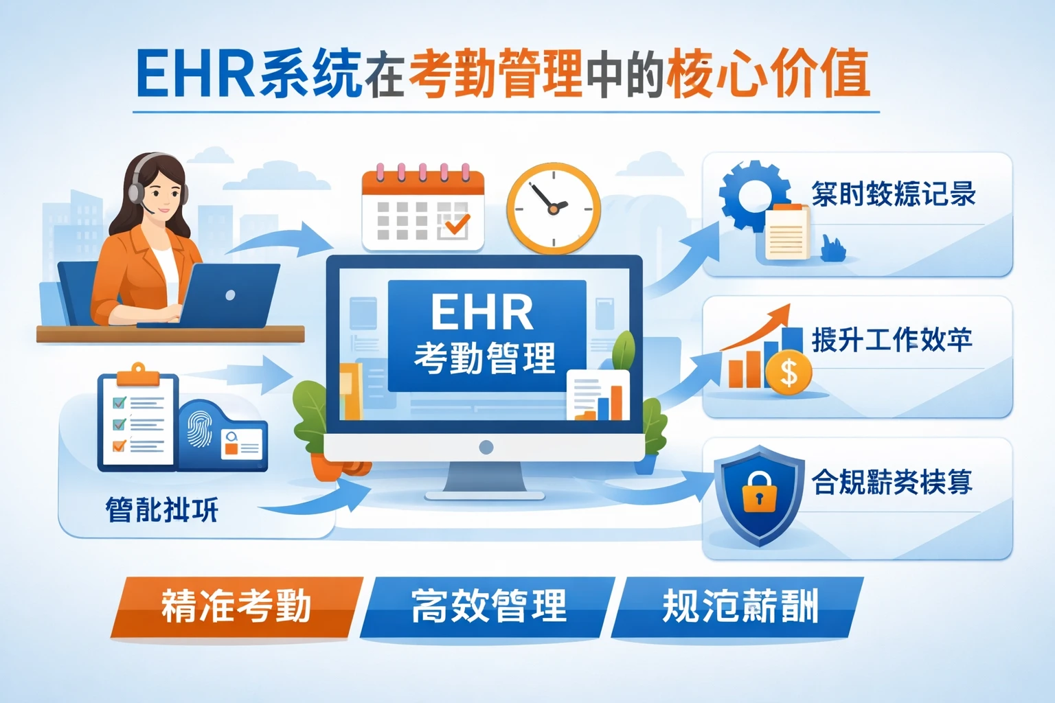 EHR系统在考勤管理中的核心价值