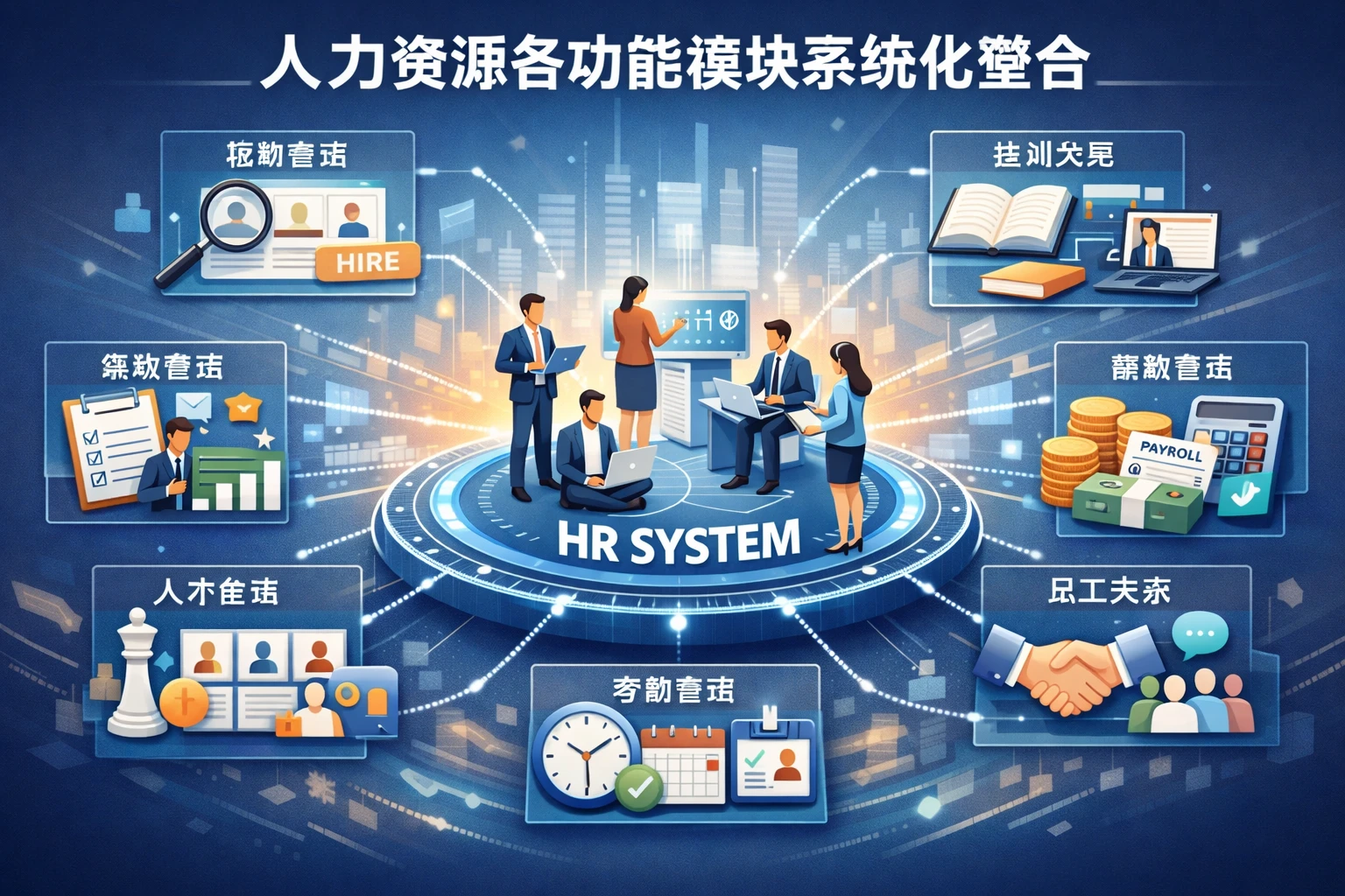 人力资源各功能模块系统化整合