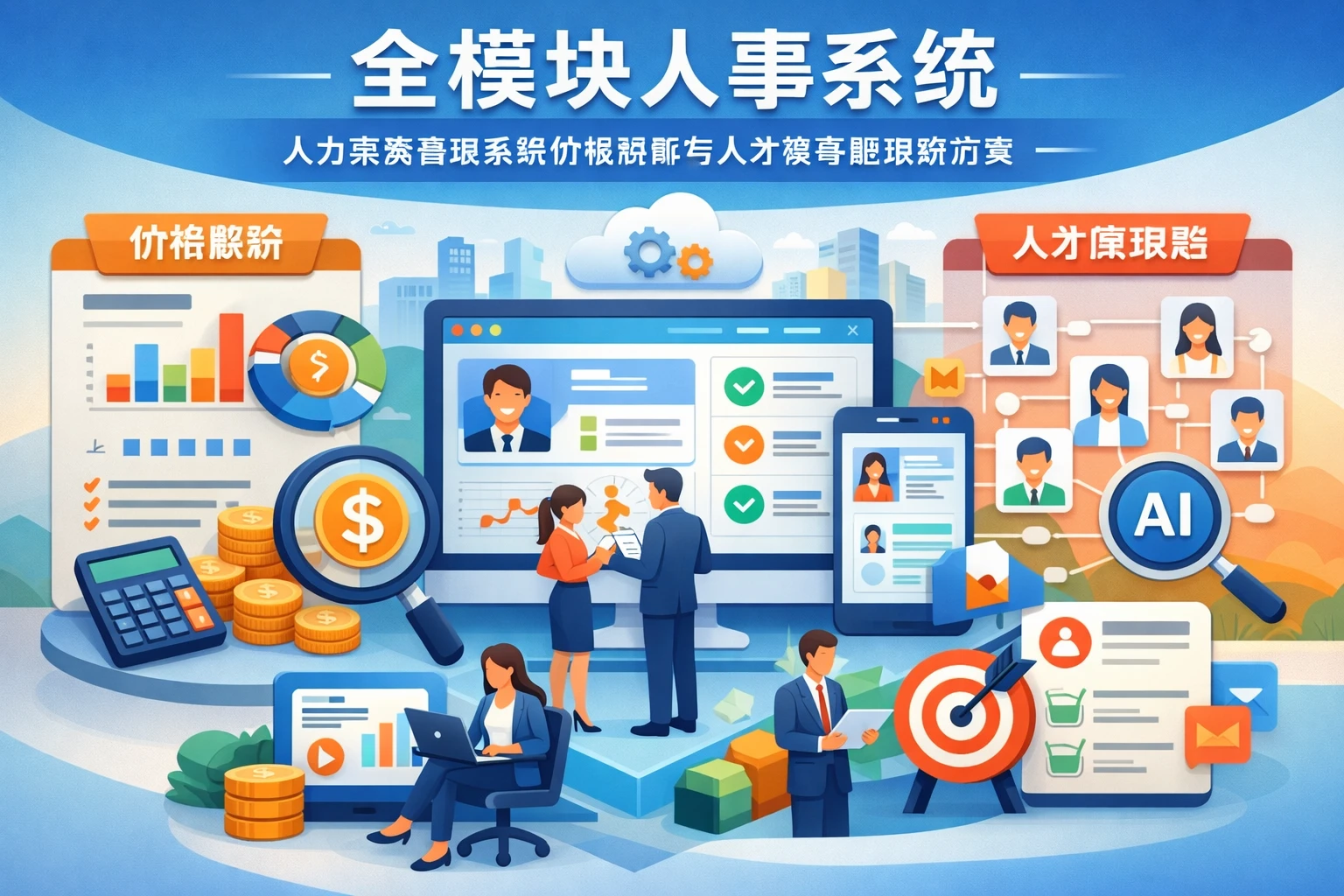 全模块人事系统：人力资源管理系统价格解析与人才库智能跟踪方案