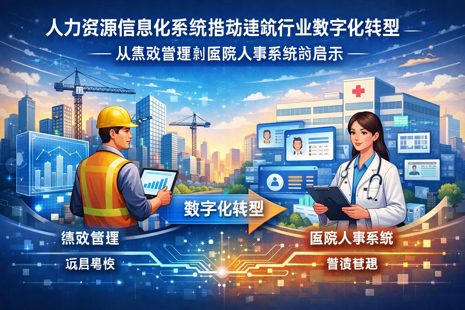 人力资源信息化系统推动建筑行业数字化转型——从绩效管理到医院人事系统的启示