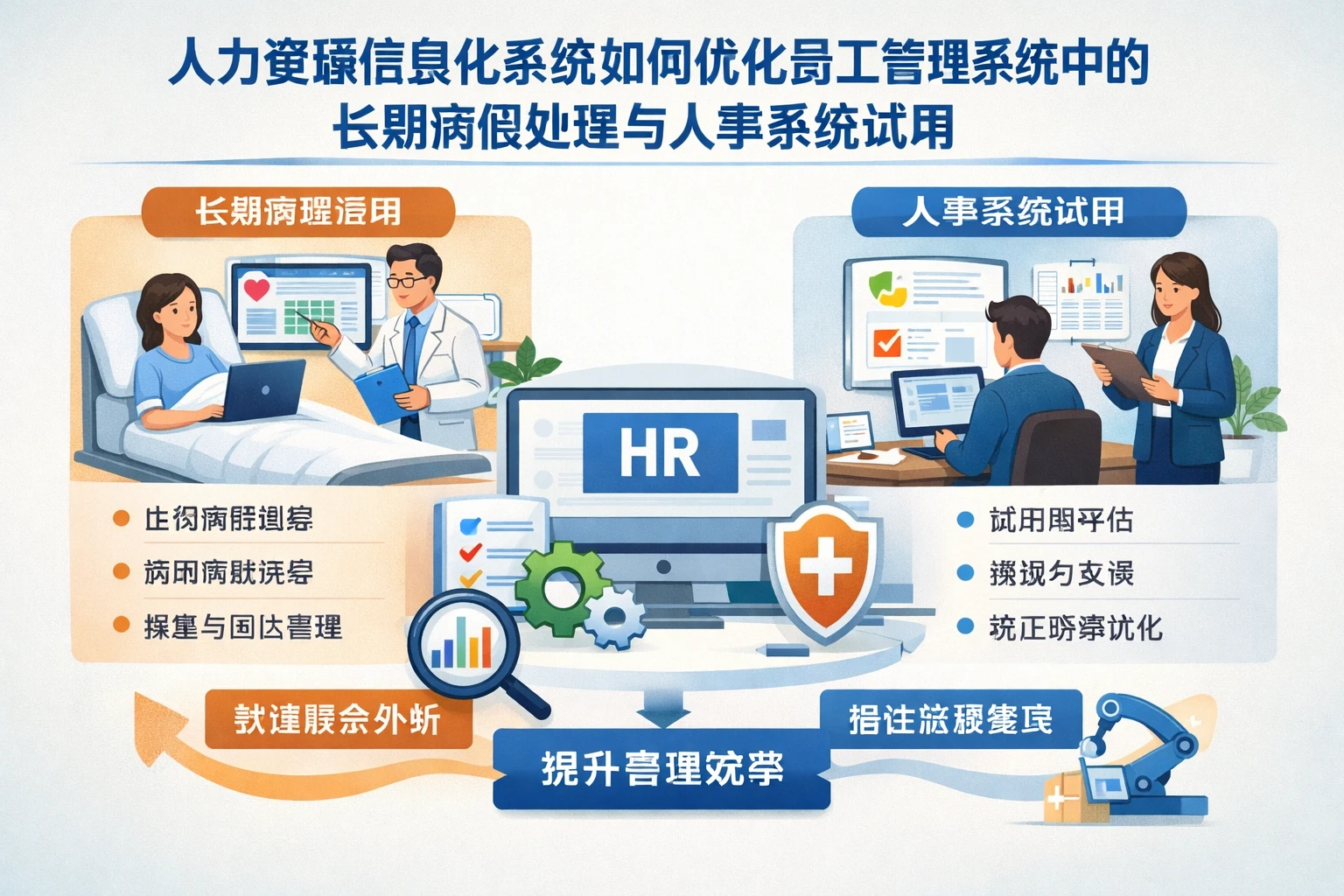 人力资源信息化系统如何优化员工管理系统中的长期病假处理与人事系统试用