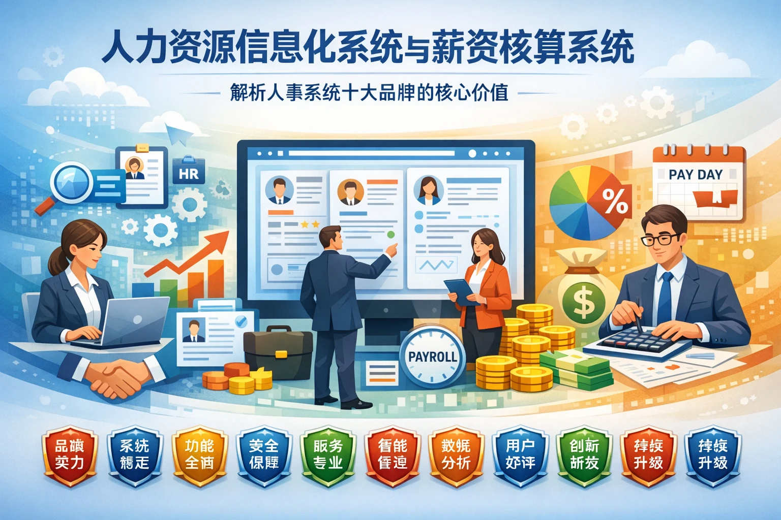 人力资源信息化系统与薪资核算系统：解析人事系统十大品牌的核心价值