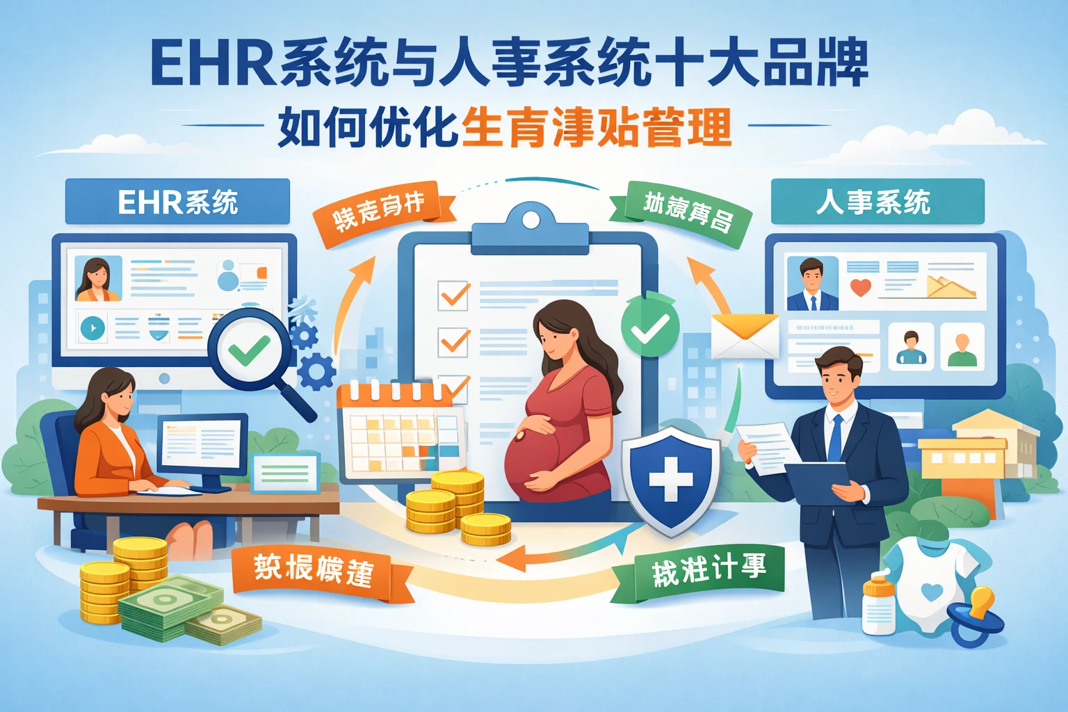 ehr系统与人事系统十大品牌如何优化生育津贴管理
