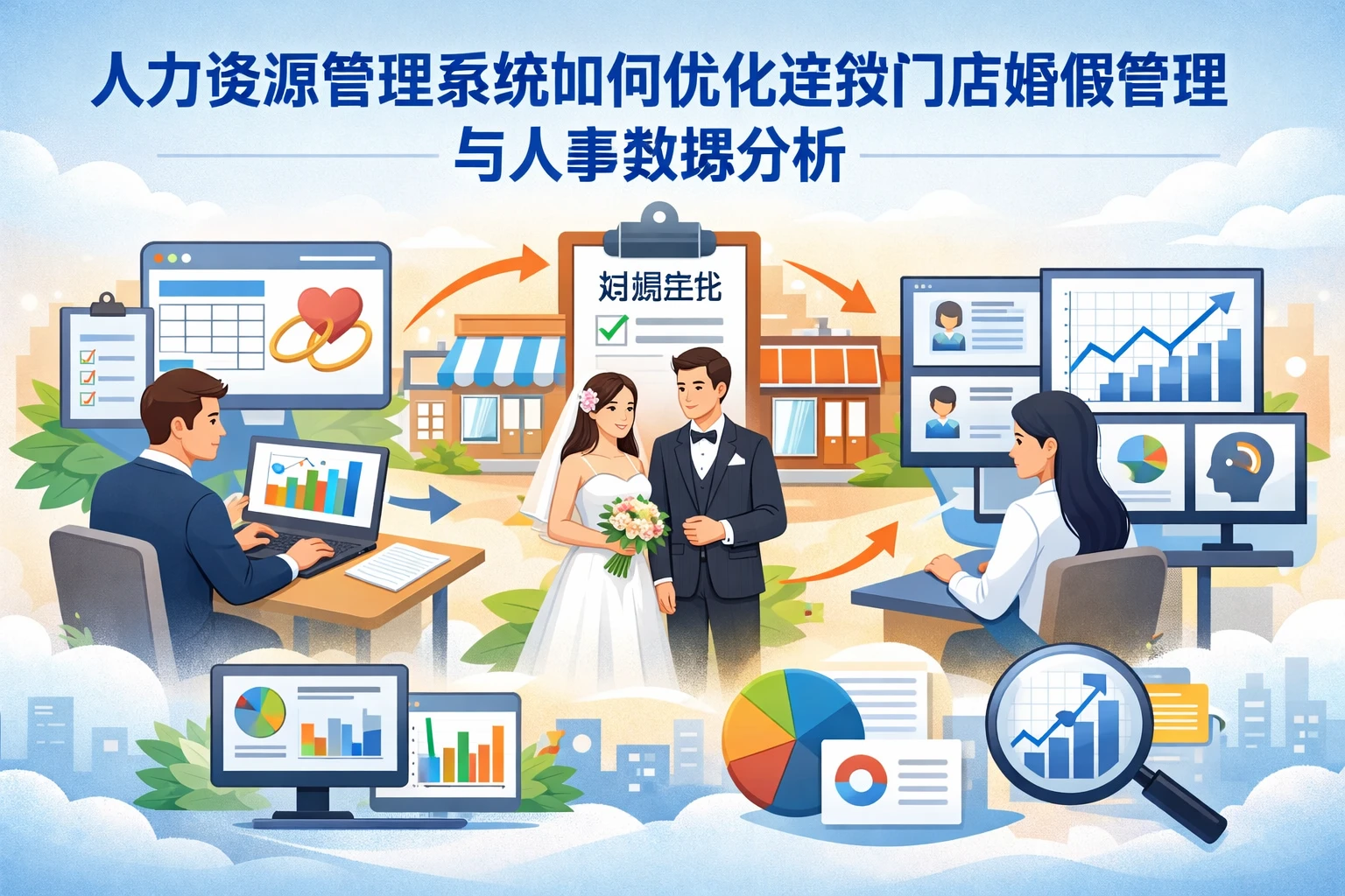 人力资源管理系统如何优化连锁门店婚假管理与人事数据分析