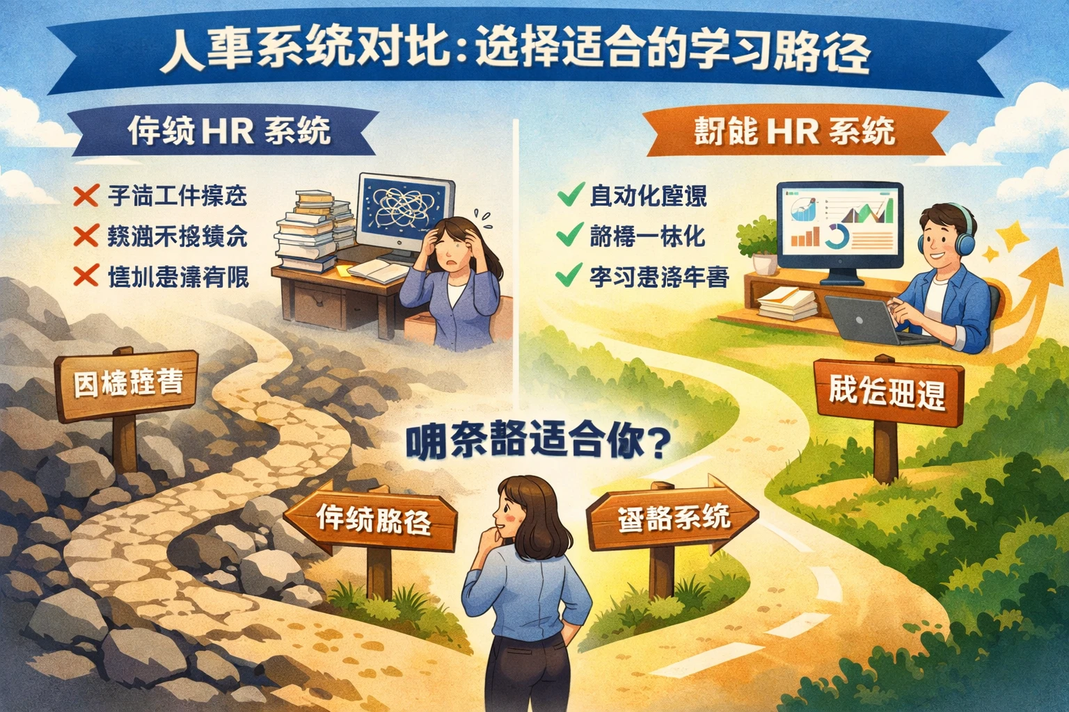 人事系统对比：选择适合的学习路径