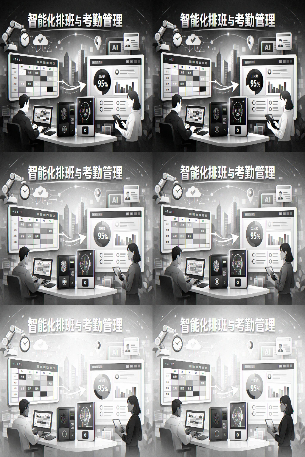 智能化排班与考勤管理