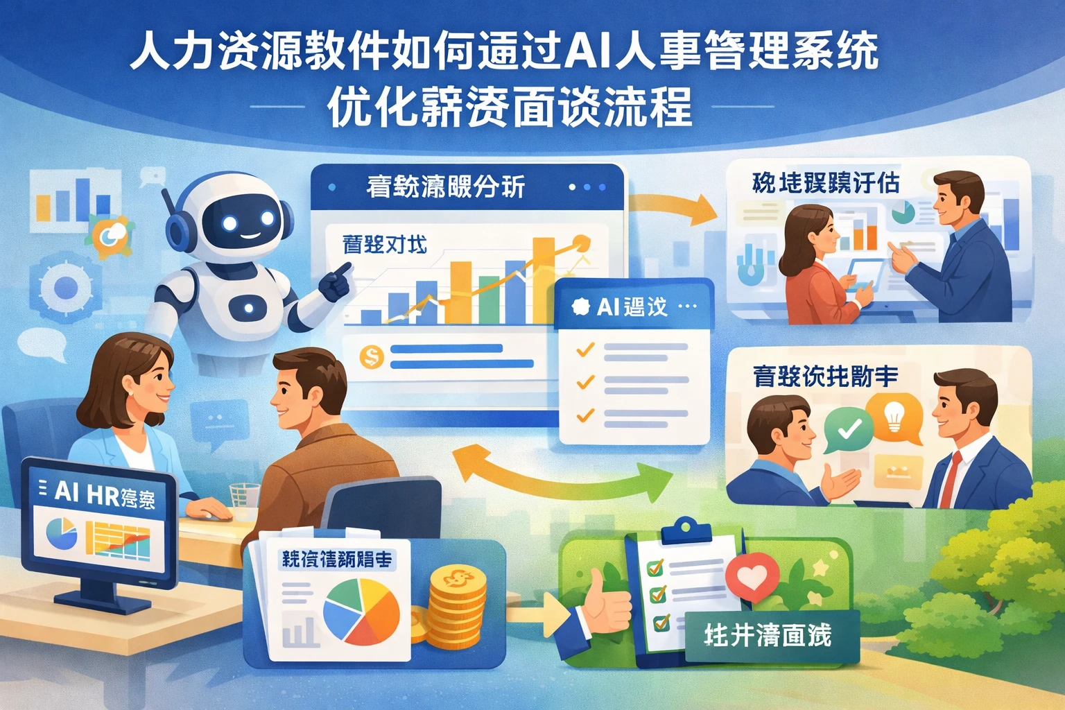 人力资源软件如何通过AI人事管理系统优化薪资面谈流程