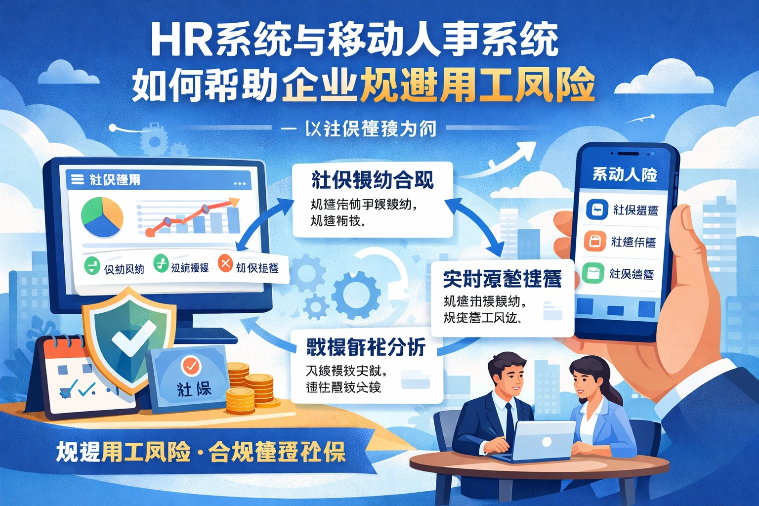 HR系统与移动人事系统如何帮助企业规避用工风险——以社保管理为例