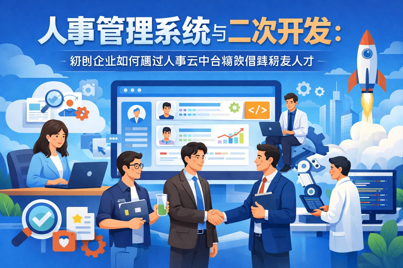 人事管理系统与二次开发：初创企业如何通过人事云平台高效招聘研发人才