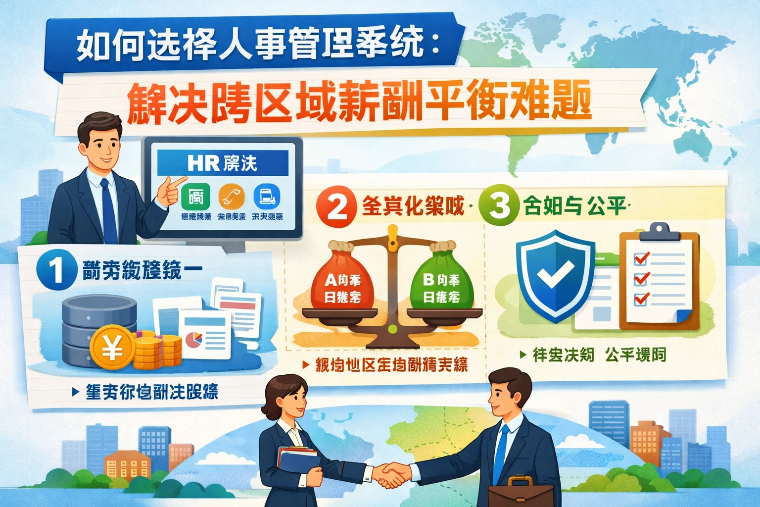 如何选择人事管理系统:解决跨区域薪酬平衡难题