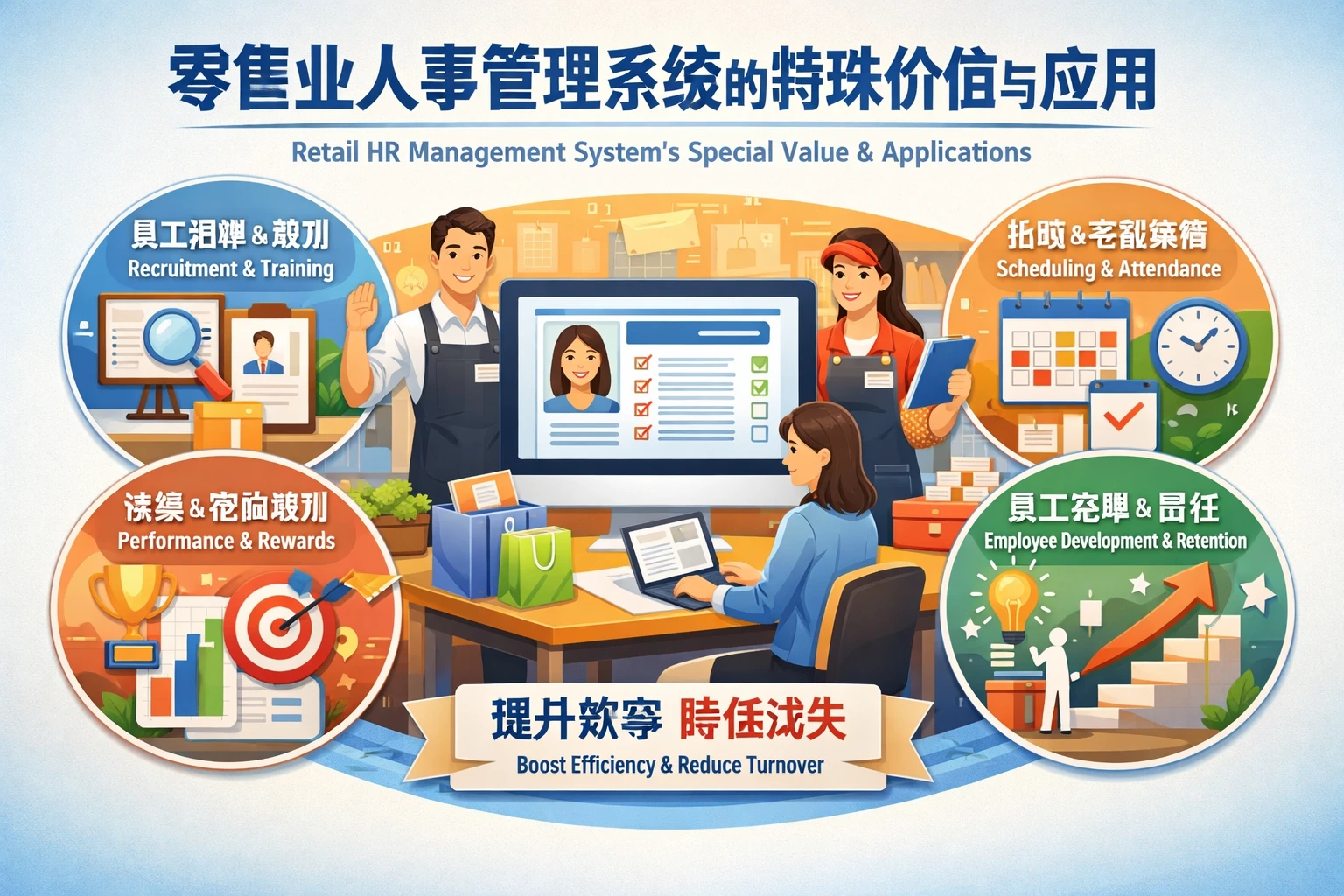 零售业人事管理系统的特殊价值与应用