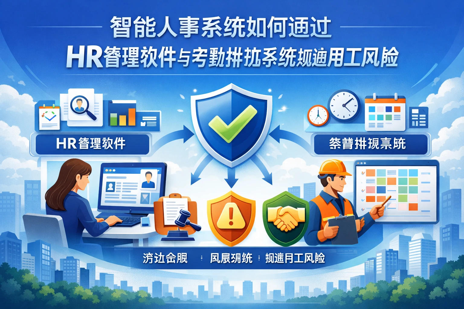 智能人事系统如何通过HR管理软件与考勤排班系统规避用工风险
