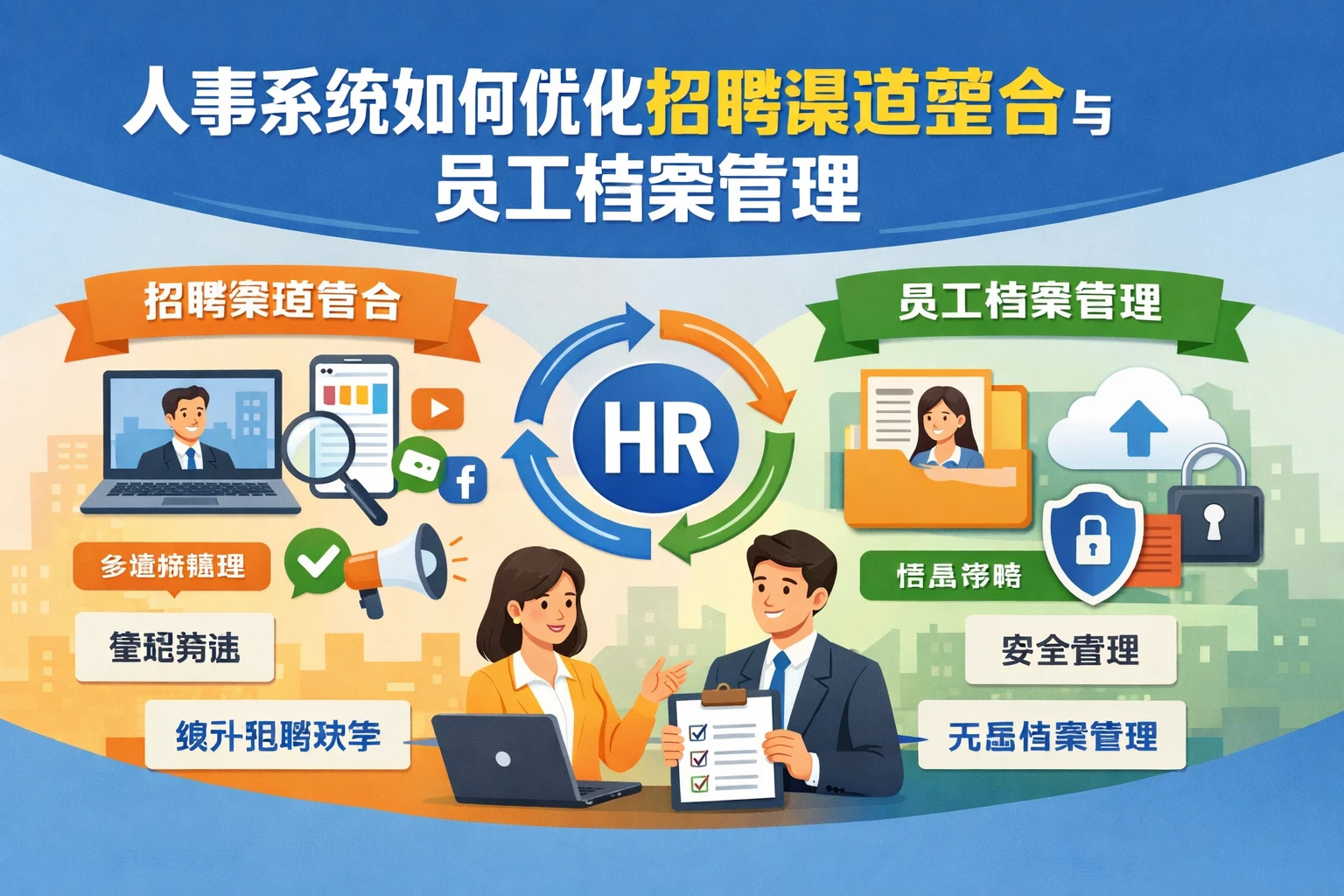 人事系统如何优化招聘渠道整合与员工档案管理