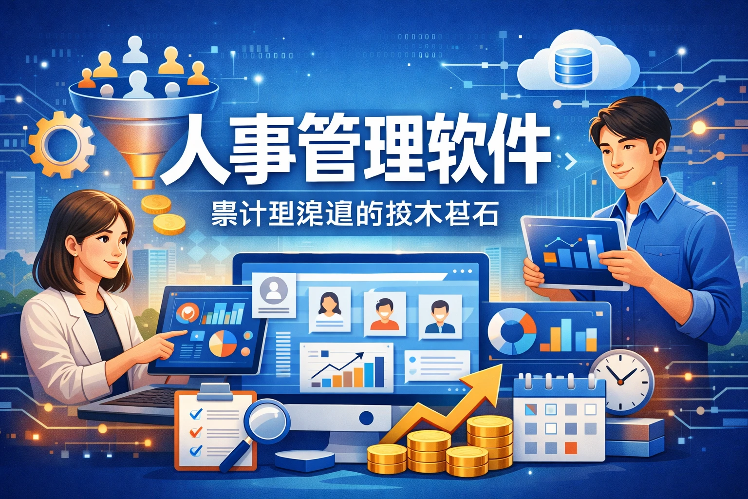 人事管理软件：累计型渠道的技术基石