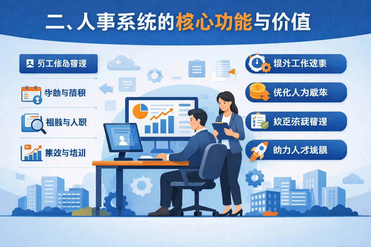 二、人事系统的核心功能与价值