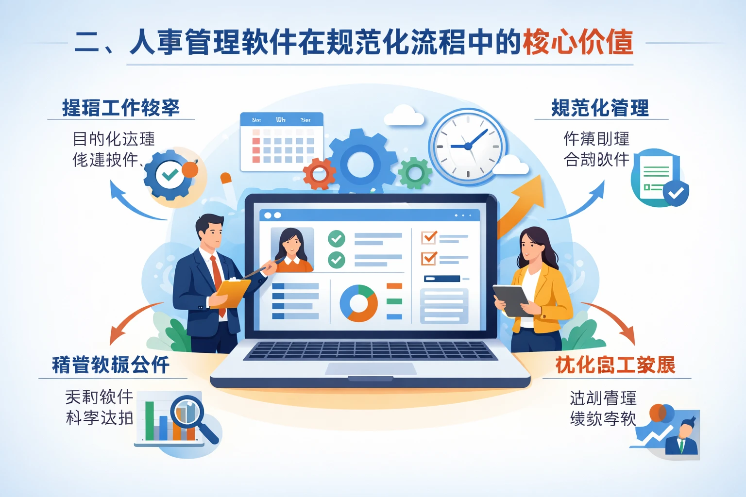 二、人事管理软件在规范化流程中的核心价值
