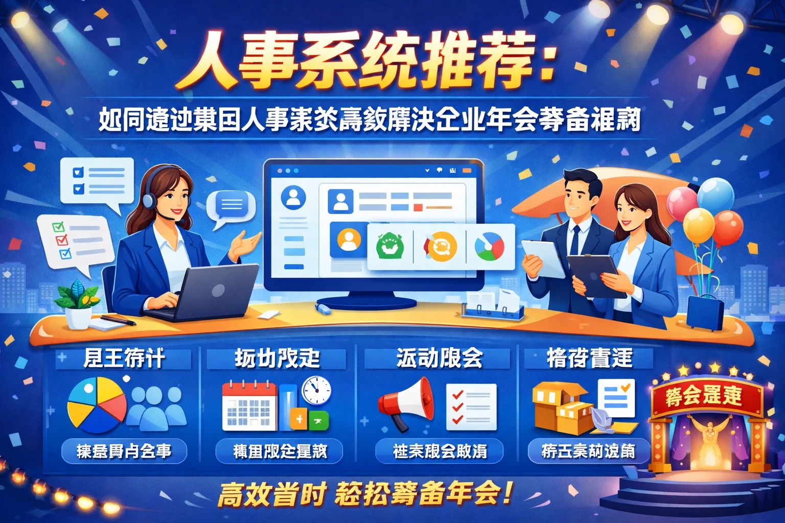 人事系统推荐:如何通过集团人事系统高效解决企业年会筹备难题