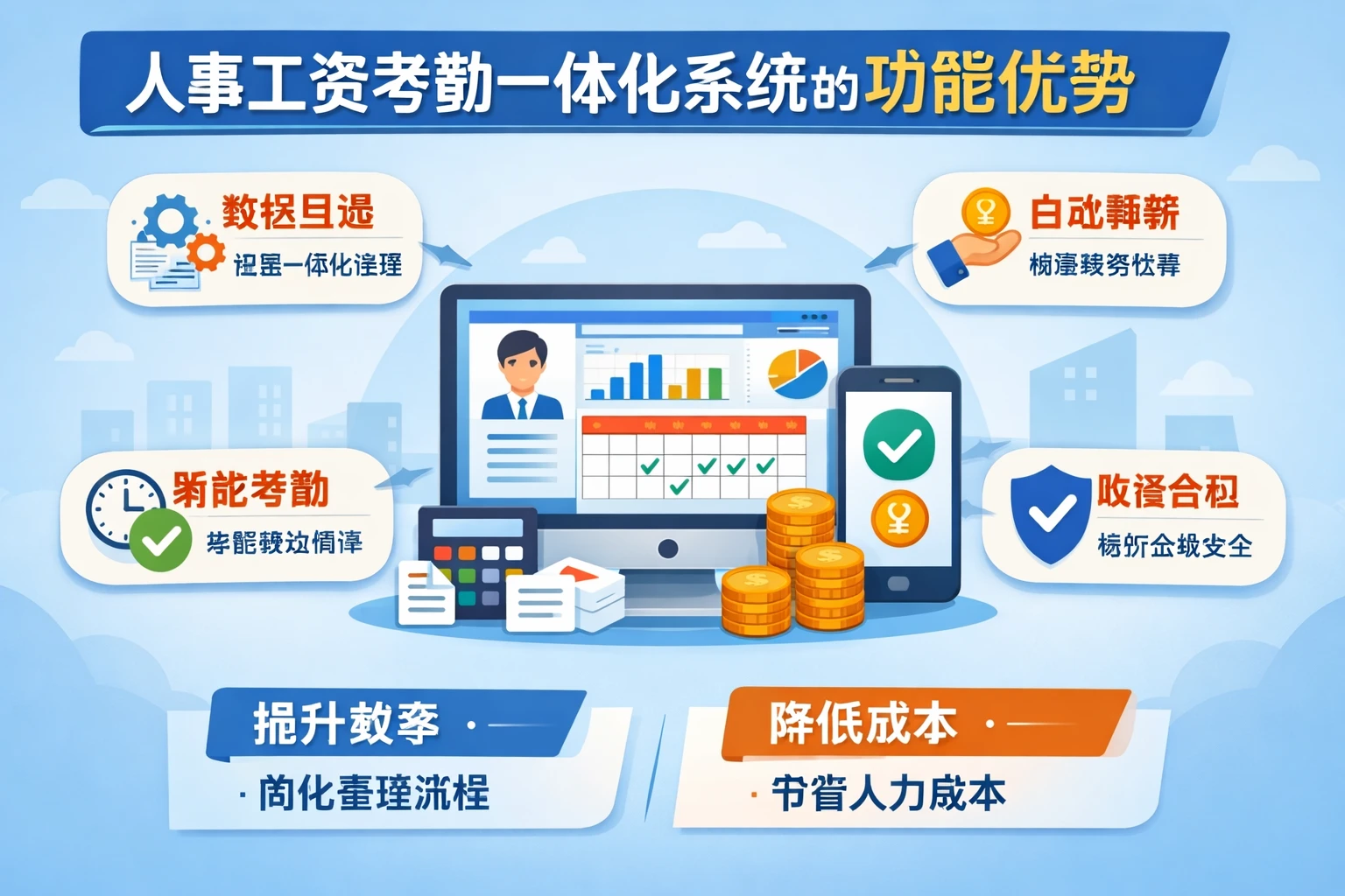 人事工资考勤一体化系统的功能优势