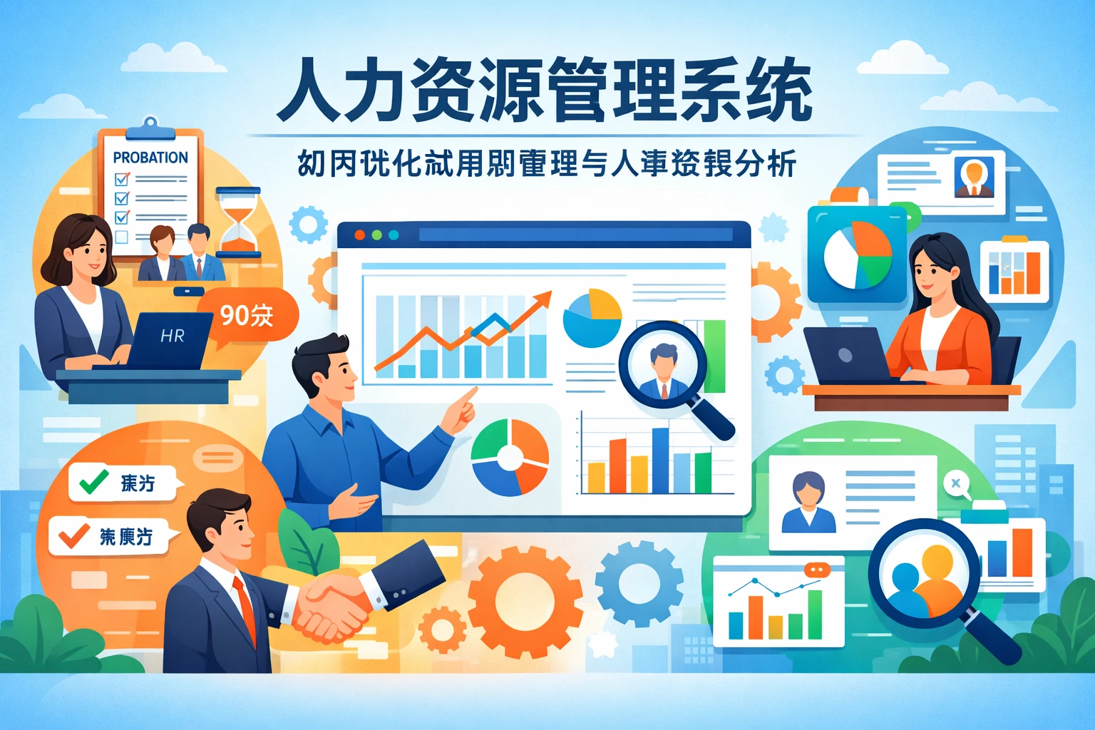 人力资源管理系统如何优化试用期管理与人事数据分析