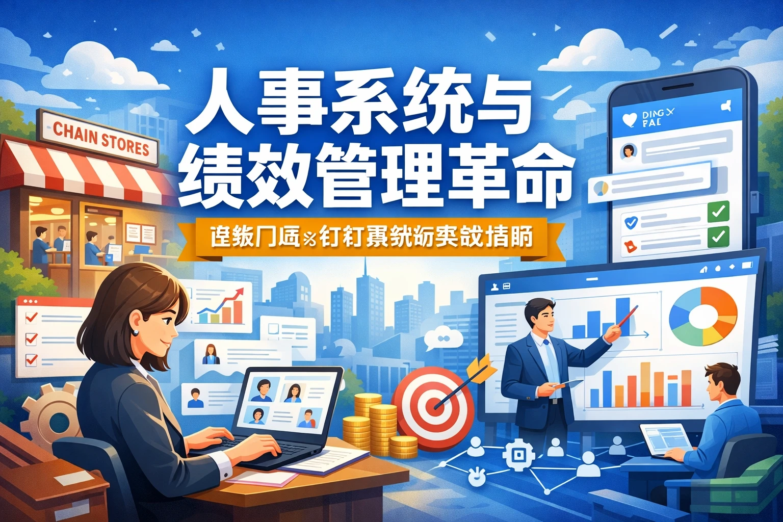 人事系统与绩效管理革命：连锁门店与钉钉系统的实战指南