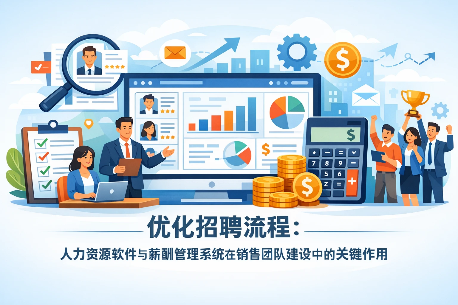 优化招聘流程：人力资源软件与薪酬管理系统在销售团队建设中的关键作用