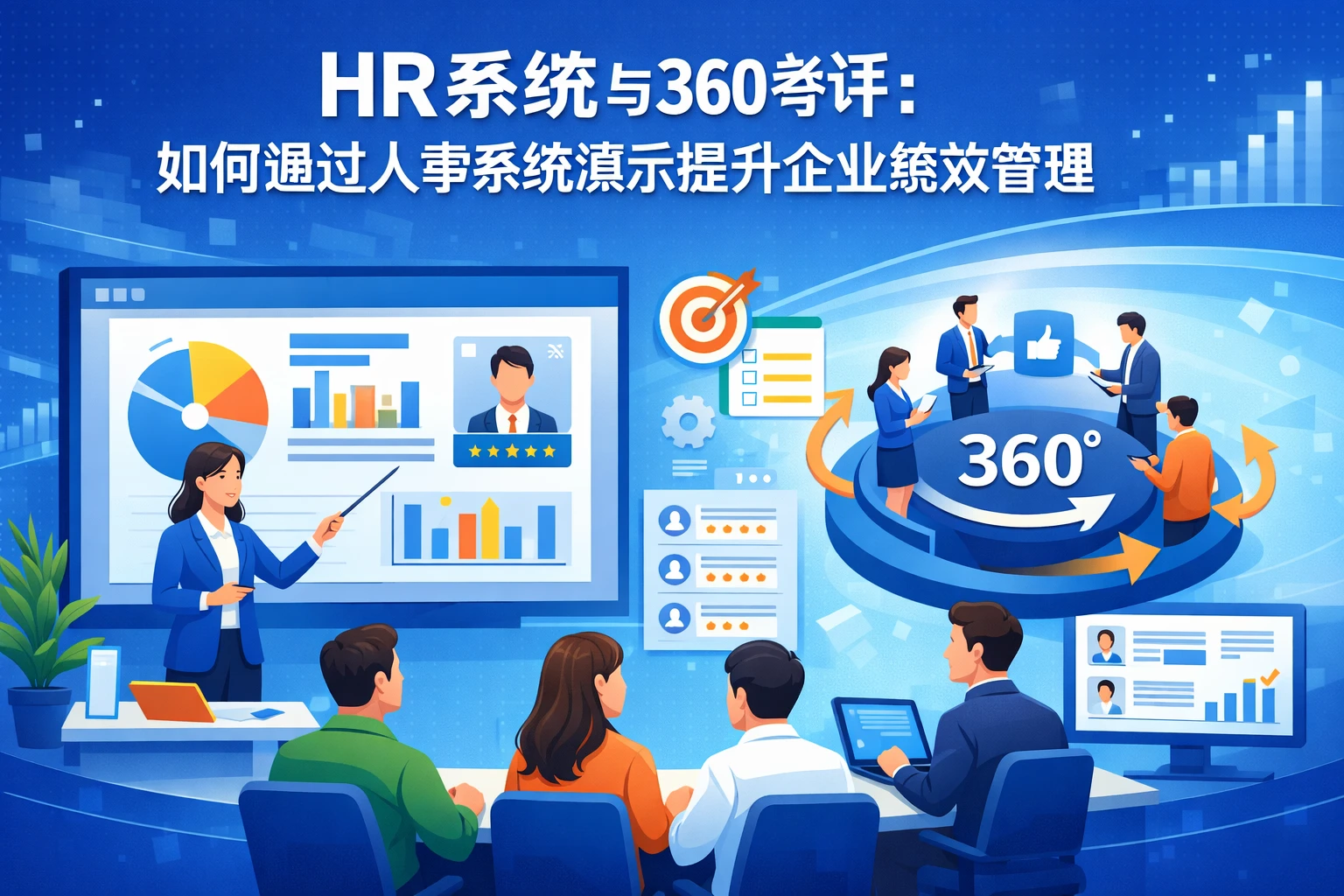 HR系统与360考评：如何通过人事系统演示提升企业绩效管理