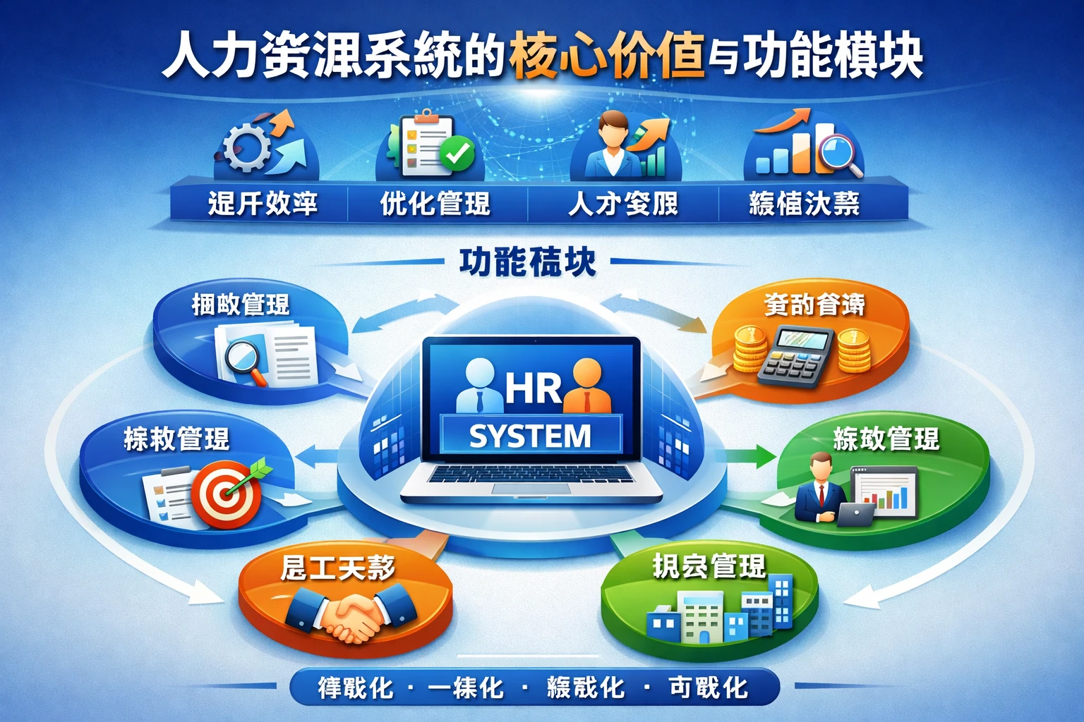 人力资源系统的核心价值与功能模块