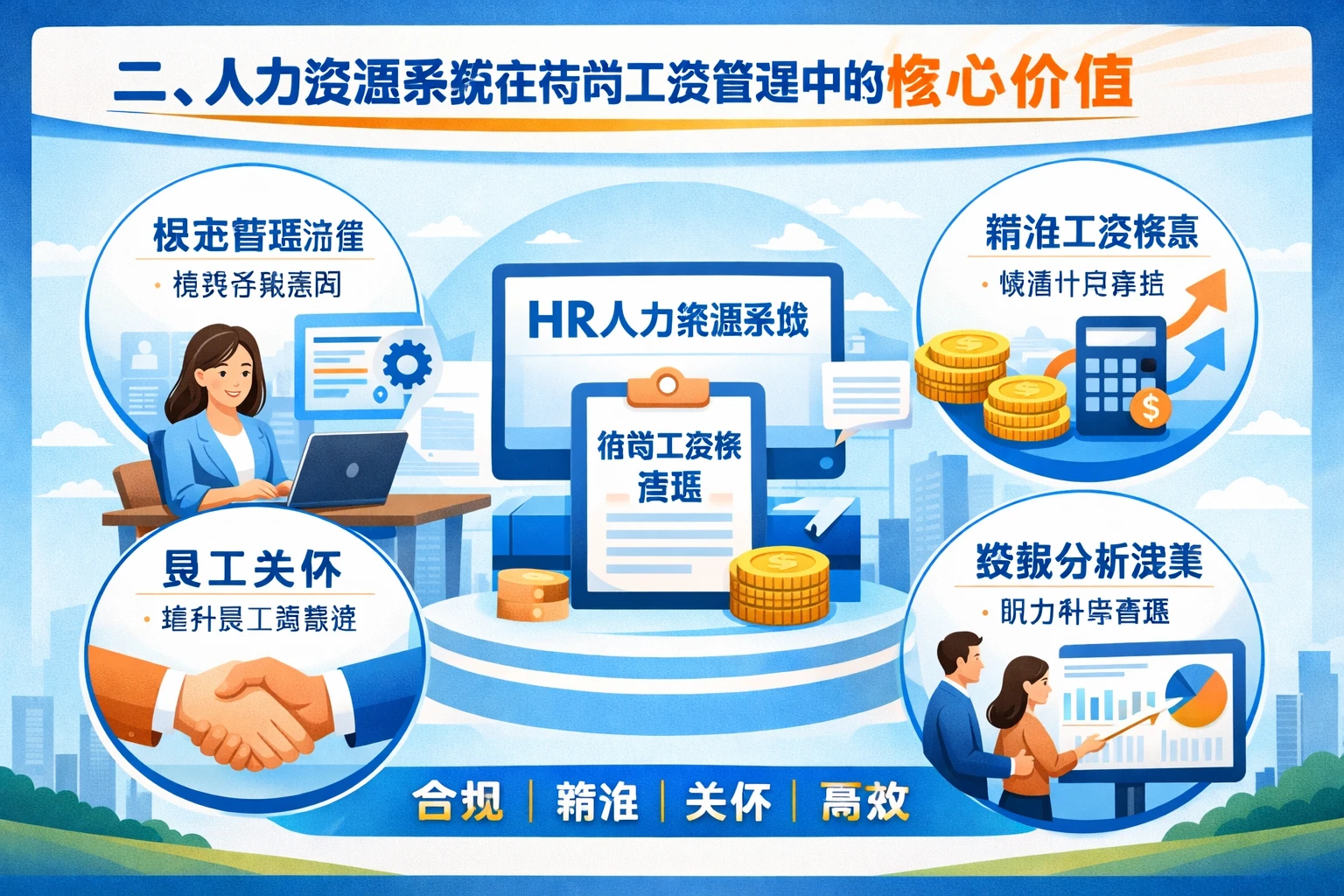 二、人力资源系统在待岗工资管理中的核心价值