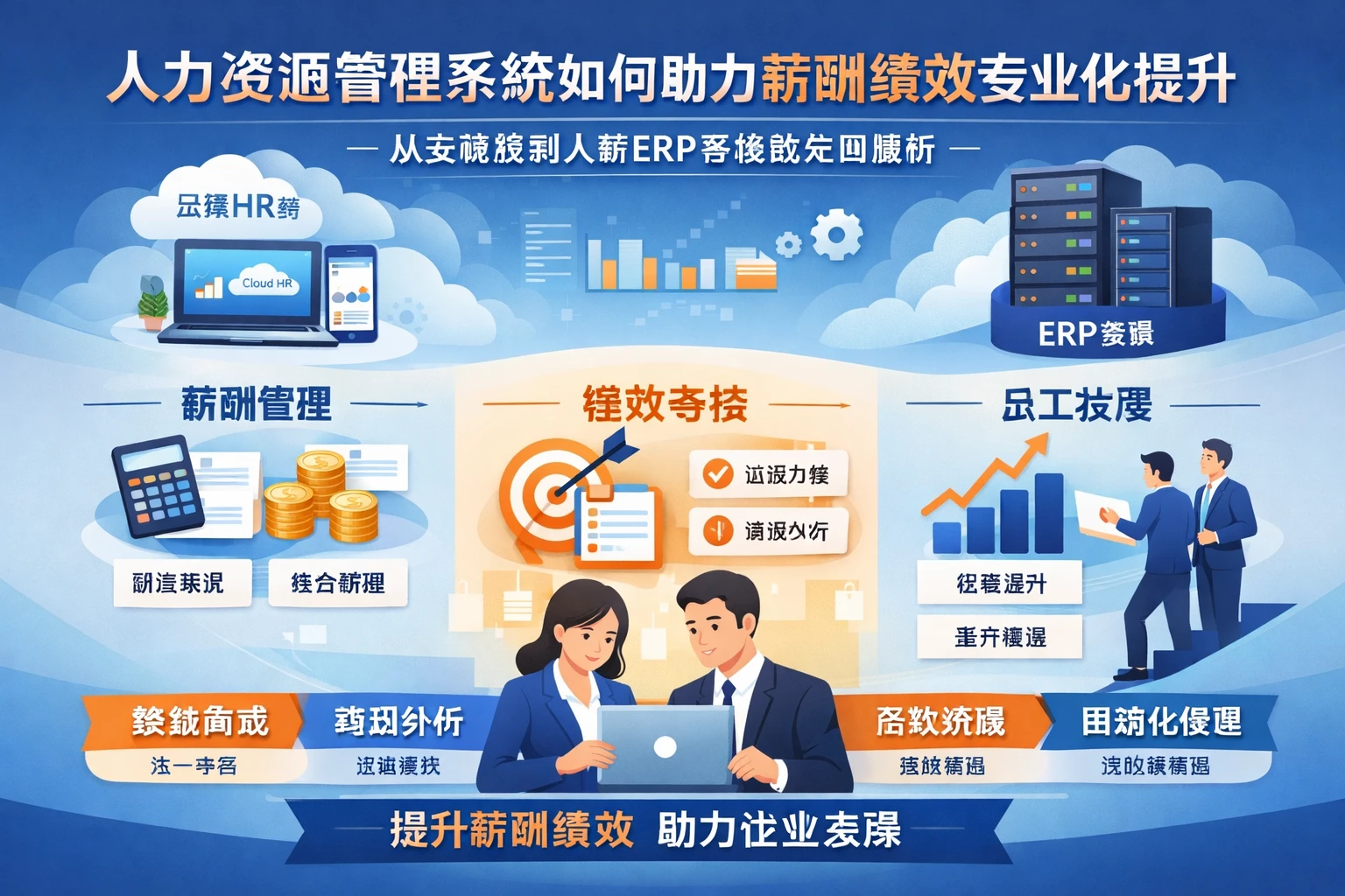 人力资源管理系统如何助力薪酬绩效专业化提升：从云端版到人事ERP系统的全面解析