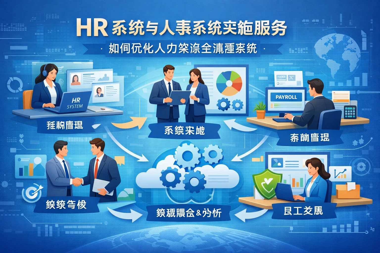 HR系统与人事系统实施服务如何优化人力资源全流程系统
