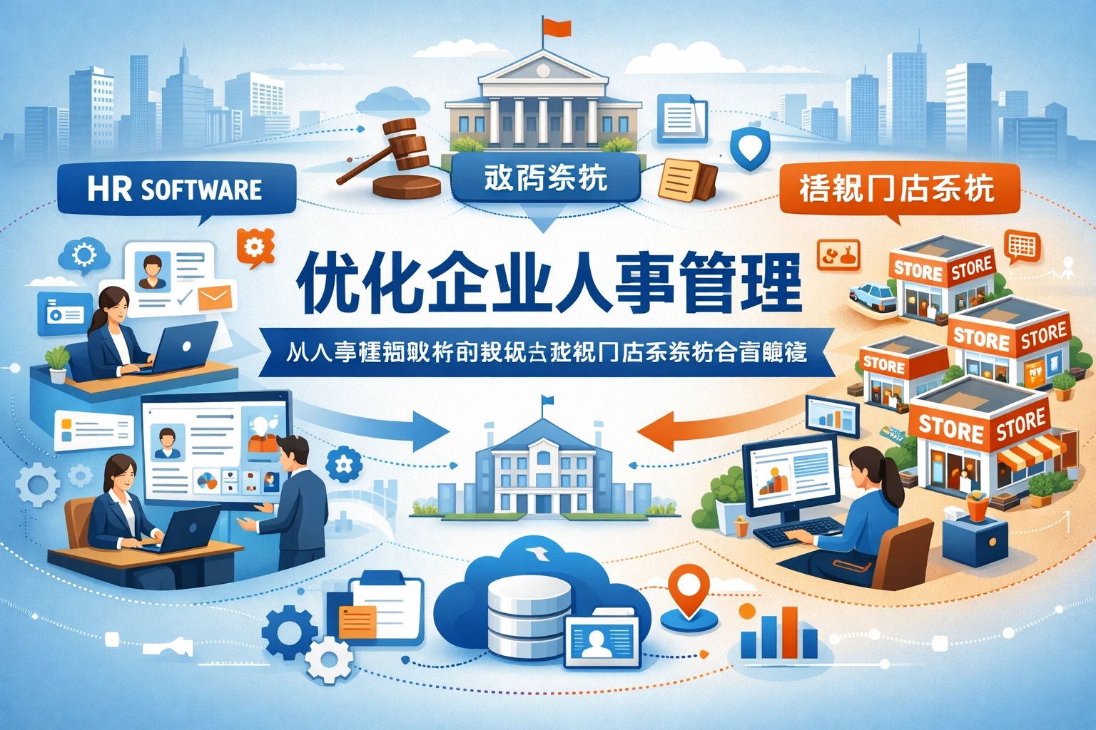 优化企业人事管理：从人事管理软件到政府与连锁门店系统的全面解析