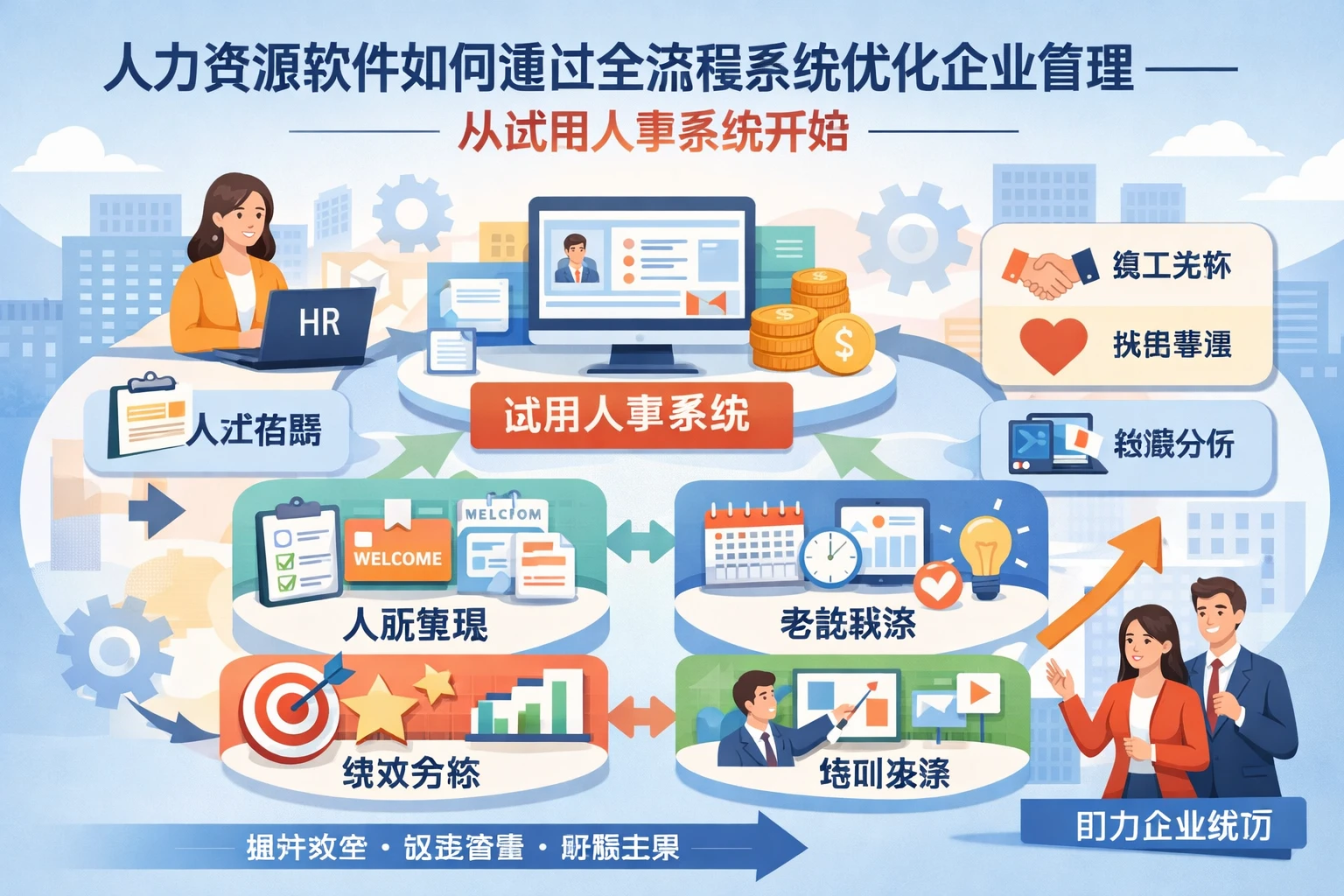 人力资源软件如何通过全流程系统优化企业管理——从试用人事系统开始