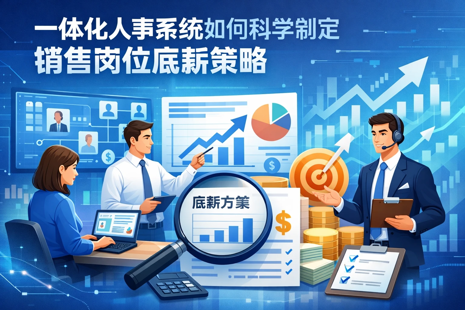 一体化人事系统如何科学制定销售岗位底薪策略