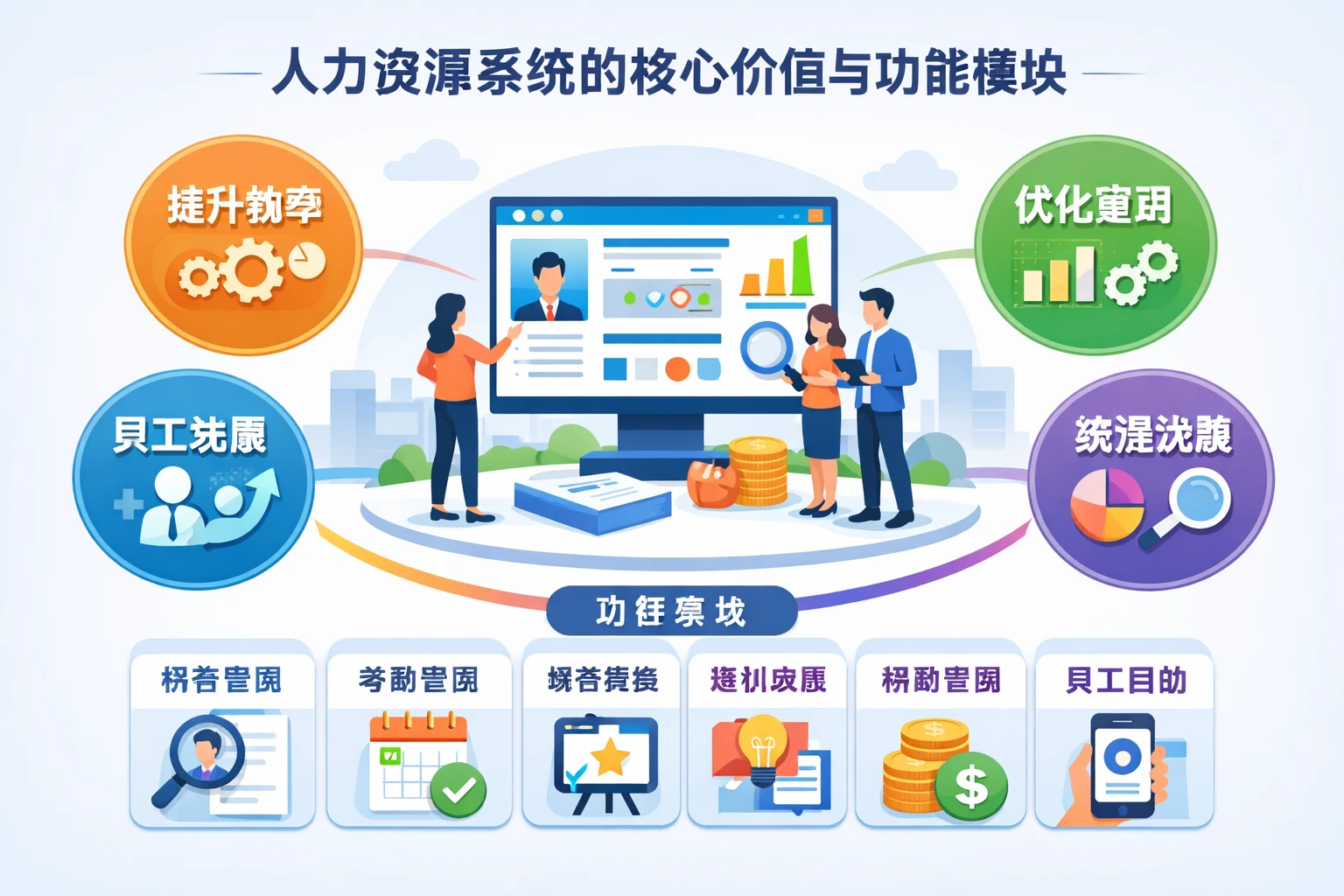 人力资源系统的核心价值与功能模块