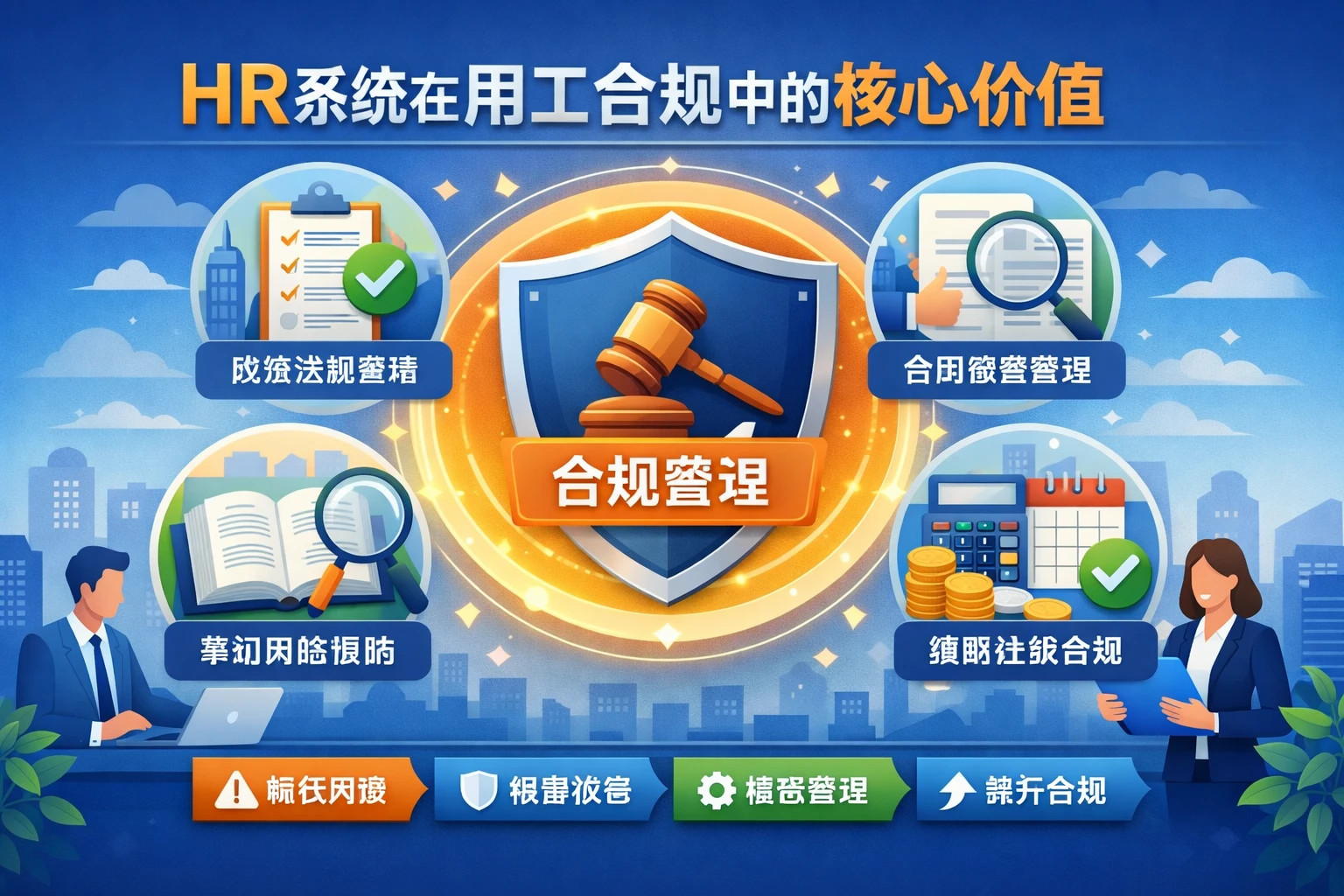 HR系统在用工合规中的核心价值
