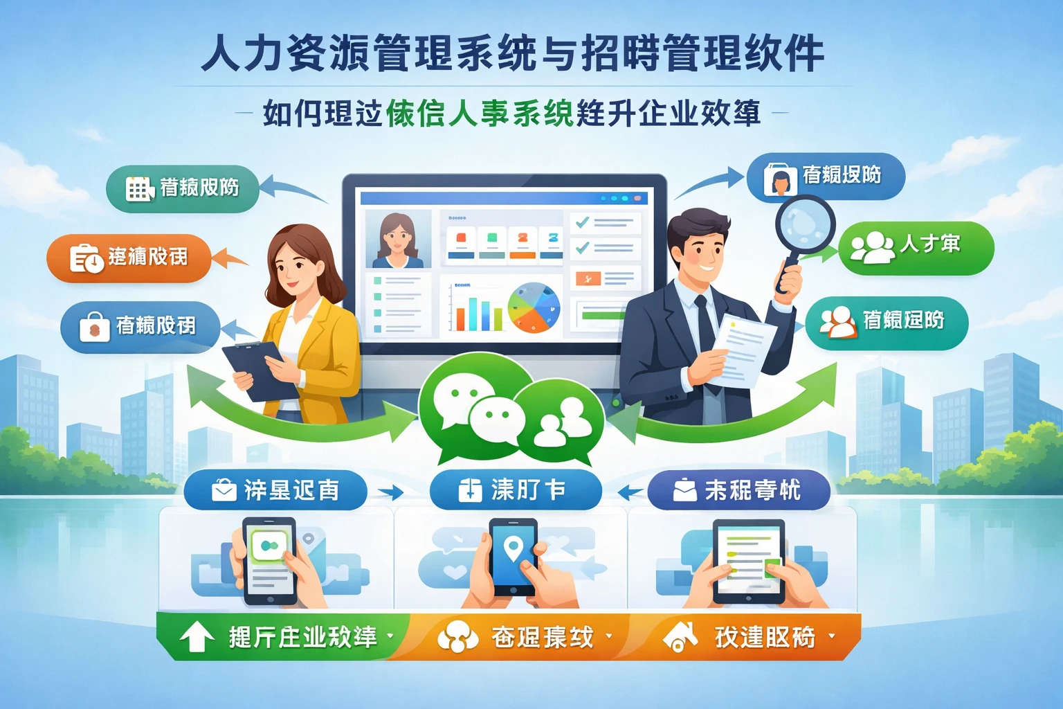 人力资源管理系统与招聘管理软件如何通过微信人事系统提升企业效率